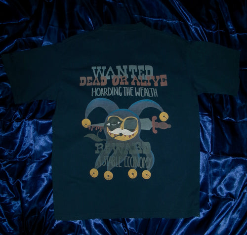"DAMN THE MAN" Navy blue tee